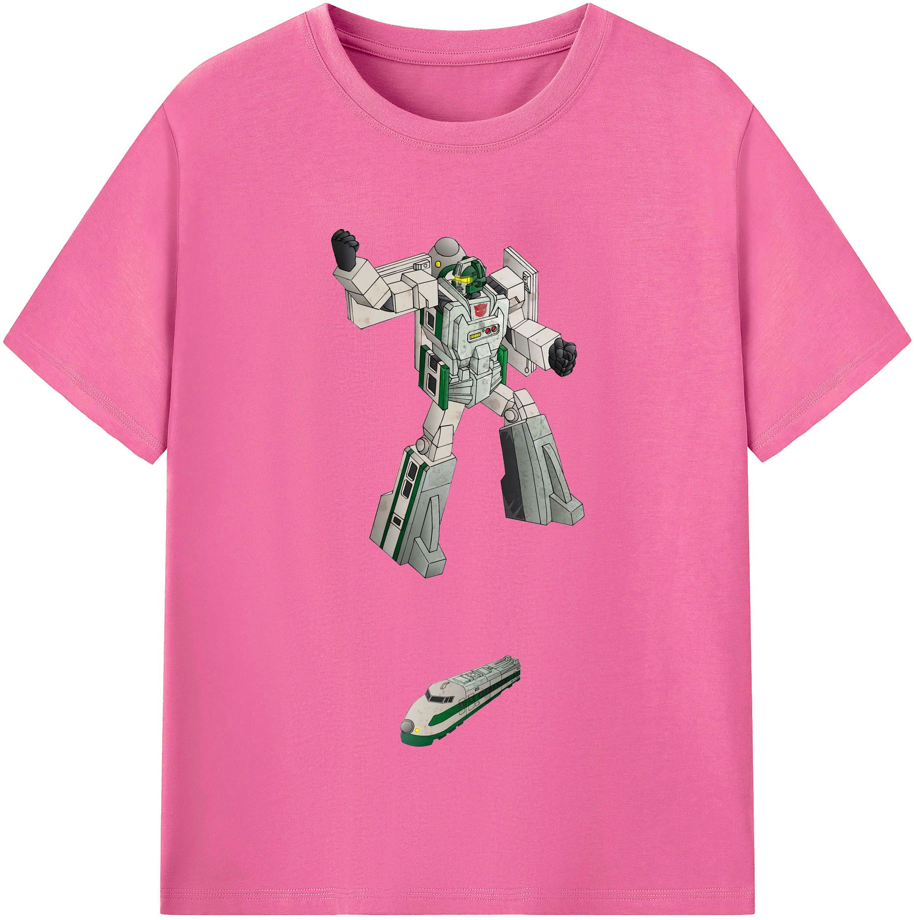 （画像用）  レディースカジュアルプリントTシャツ（綿100％）